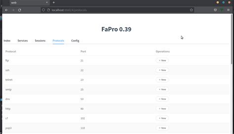 faprou|FaPro: 网络协议服务端模拟器 .